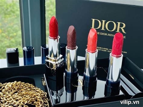 dior lipstick set with clutch 2023|dior christmas make up.